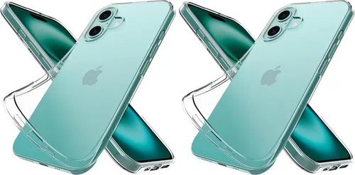 Vista 9 de Funda transparente para iPhone 14 Plus. Fundas protectoras de silicona TPU de plástico transparente para iPhone 14 Plus [agarre delgado y cómodo]