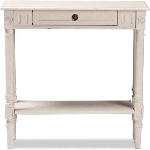Vista 4 de BOWERY HILL Mesa consola de 32" encalada