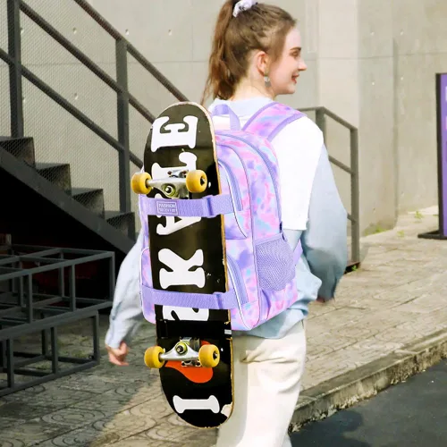Vista 63 de Mochila para laptop, 16 pulgadas, bolsa escolar y bolsa de almuerzo, mochilas resistentes al agua para adolescentes, niñas, mujeres, estudiantes