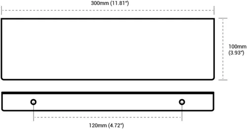 Vista 7 de TRUSTMI Estante flotante montado en la pared, acero inoxidable SUS304, estantes de almacenamiento de acero inoxidable para baño, cocina, dormitorio