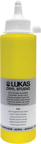 Vista 34 de Lukas CRYL Studio Artist - Pintura acrílica para artistas, Alizarín Carmesí, botella de 250 ml - Pinturas acrílicas de alto pigmento para pintar