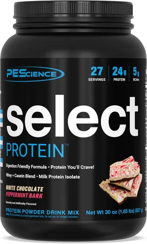 Vista 39 de PEScience Select Protein Powder, mezcla de suero y caseína, proteína limpia en polvo para mujeres y hombres, baja en calorías, baja