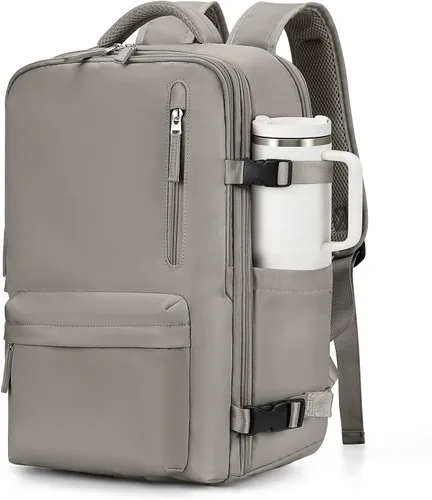 Vista 57 de VGCUB Mochila grande de viaje para trabajo, negocios, mochila para computadora portátil aprobada para vuelo, para mujeres y hombres, mochila