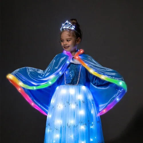 Vista 3 de Capa de princesa para niñas