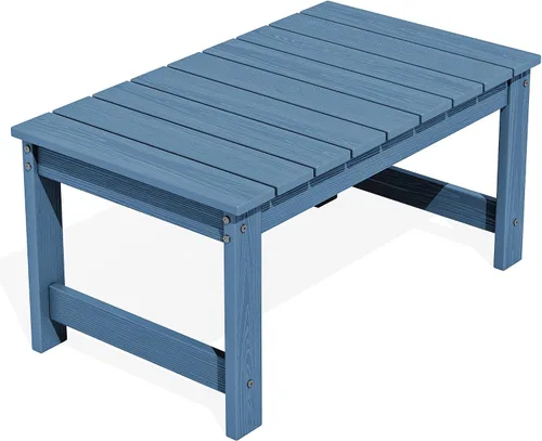 Vista 12 de SERWALL Mesa de centro para exteriores con agujero para sombrilla de 1.69 pulgadas, mesa de centro de polietileno de alta densidad para patio, Verde