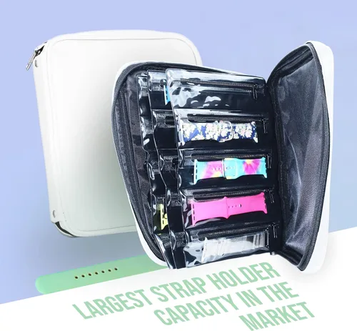 Vista 11 de Skywin Soporte de correa de reloj para correas de Apple Watch: un organizador de funda para Apple Watch con una capacidad de correa y fundas
