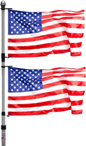 Vista 4 de Telescoping Aluminum Portable Flagpole