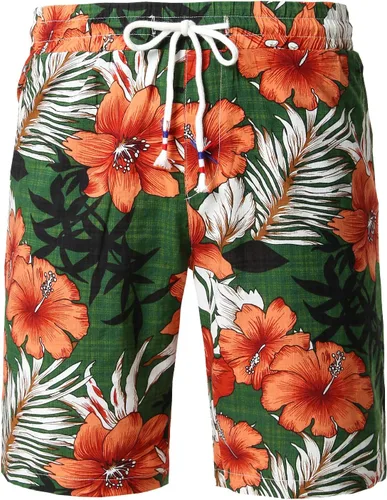Vista 5 de Jogal - Camisa hawaiana de manga corta con botones para hombre