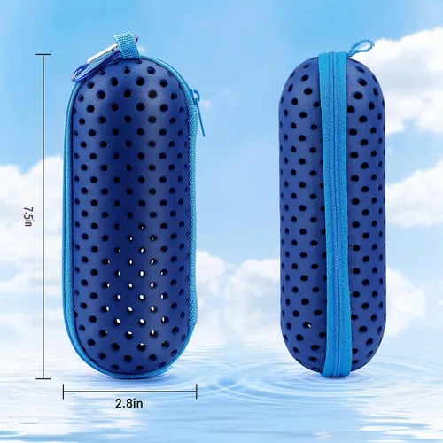 Vista 6 de Estuche para Gafas de Natación para Gafas de Natación, Fundas Protectoras para Gafas con Clip, Gafas de Sol, Gafas, Deportes Sunglasses, Goggles