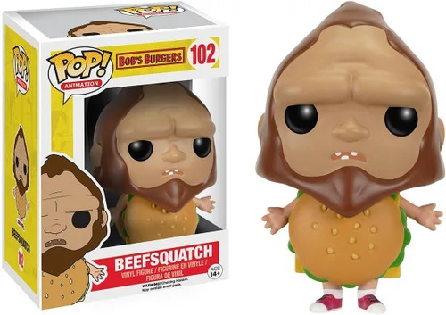 Vista 3 de Animación Funko POP: Hamburguesas de Bob - Figura de acción de Beefsquatch