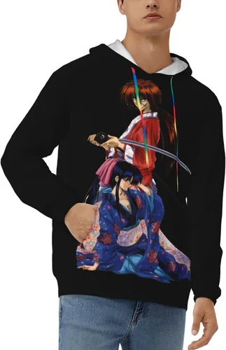 Vista 2 de Rurouni Kenshin - Sudadera con capucha y cordón