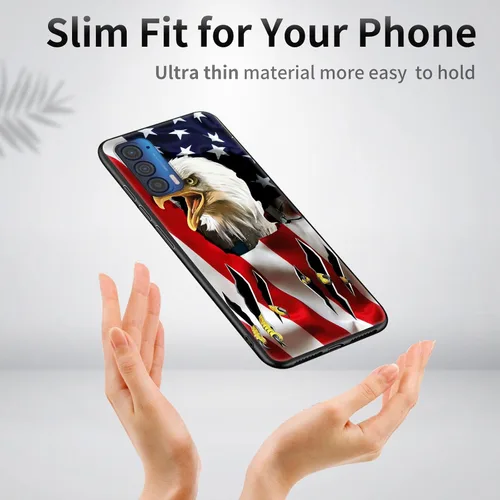 Vista 2 de Funda de TPU suave para Motorola Moto Edge 2021/Motorola Edge 5G UW, ajuste delgado para Moto Edge 2021, antiarañazos antideslizante, cuerpo
