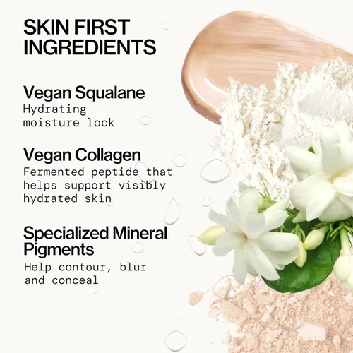 Vista 6 de Pacifica Corrector DreamLit Glow de cobertura completa con escualano para ojeras y corrección de manchas oscuras, ligero y duradero, vegano y libre