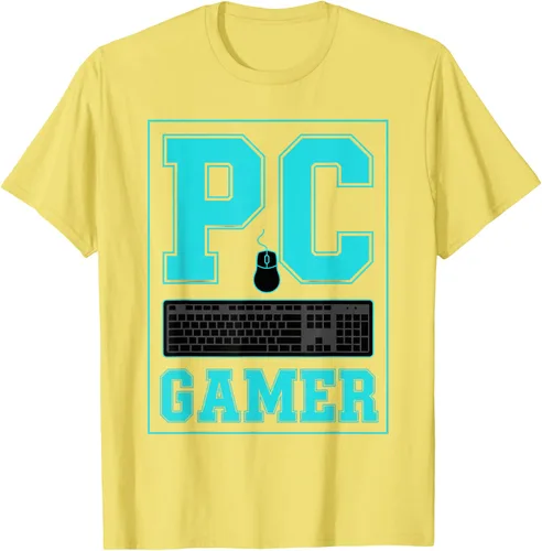Vista 80 de PC Gamer Gaming Teclado Ratón Esports Computer Fan Camiseta
