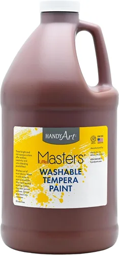 Vista 24 de Handy Art Little Masters - Pintura lavable, 16 onzas, color negro Bright & Mixable, High Opacity, Washable Colors for Classroom, Students, Kids