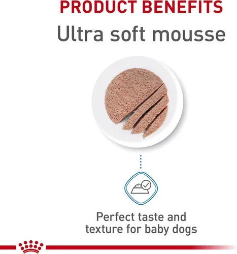 Vista 2 de Royal Canin Size Health Nutrition Starter Mother & Babydog Mousse en Salsa Comida para Perros, 5.1 oz (Pack de 24)
