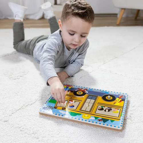Vista 3 de Melissa & Doug rompecabezas con sonido, de 6 piezas
