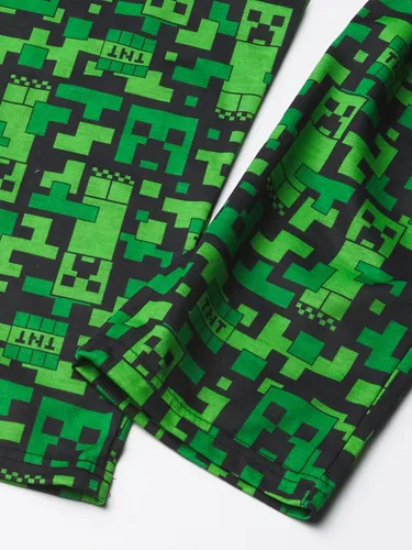 Vista 3 de Minecraft Pantalones de pijama para niños
