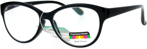Vista 2 de SA106 Gafas de lectura progresivas Cat Eye Multi 3 Focus