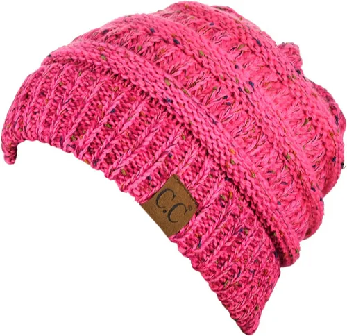 Vista 336 de C.C Trendy Warm Chunky Soft Stretch Cable Knit Beanie