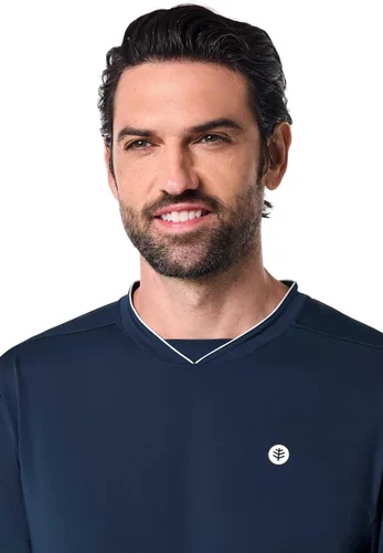 Vista 4 de Coolibar Camiseta de manga larga con protección solar UPF 50+ para hombre
