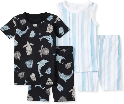 Vista 42 de Burt's Bees Baby Pijama para niña, 2 piezas, camiseta de manga larga y pantalones de algodón orgánico