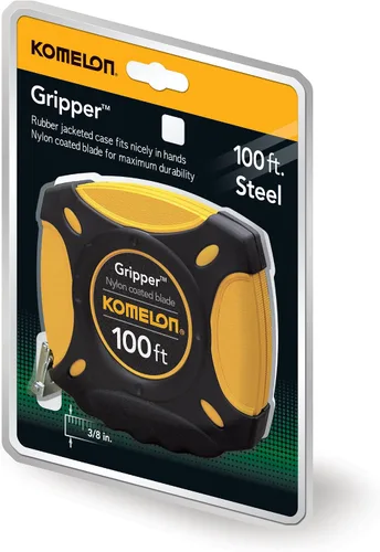 Vista 2 de Komelon 9901 Gripper - Cinta métrica de acero larga, caja cerrada, 100 pies