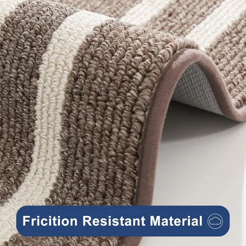 Vista 5 de COSY HOMEER Tapetes largos de cocina para el frente del fregadero, alfombras y tapetes de cocina súper absorbentes, 24 x 48 pulgadas, tapete