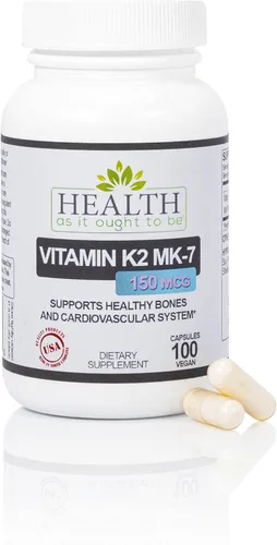 Vista 7 de Health As It Ought To Be Suplemento de vitamina D3 7500 UI 188mcg - Formulado por un médico - Apoya la salud ósea e inmunológica - 100 cápsulas