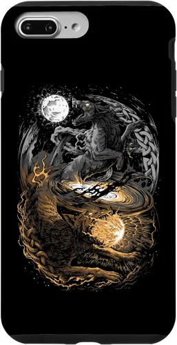 Vista 12 de Funda para iPhone 16 Lobo Viking Wolf Norse Mythology Pagan Ragnarok Wolves