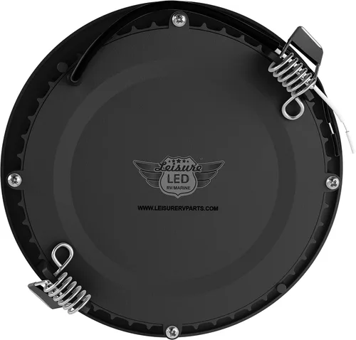Vista 8 de Paquete de 5 luces de techo empotrables para barco RV de 480 lúmenes, luz LED súper delgada, panel de luz DC 12 V 4.75 pulgadas, 6 W, Downlights