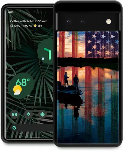 Vista 56 de CARLOCA Funda compatible con Google Pixel 6, diseño gráfico de moda a prueba de golpes, protección antiarañazos y caídas, Google Pixel 6 en blanco