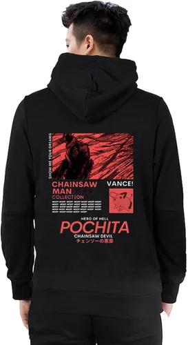 Vista 3 de TIMMOR MAGIC Sudadera con capucha de anime para hombres y mujeres, sudadera con capucha impresa en 3D.