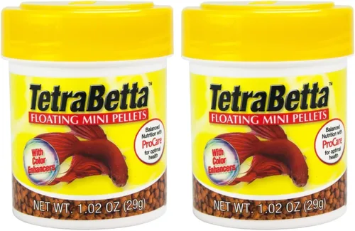 Vista 8 de TetraBetta PLUS Mini Pellets Flotantes, Alimento para Peces con Potenciador de Color Natural, 1.2 onzas