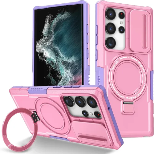 Vista 71 de Funda magnética para Samsung Galaxy Note 20 Ultra, soporte para teléfono, funda protectora mate a prueba de golpes, funda protectora para teléfono
