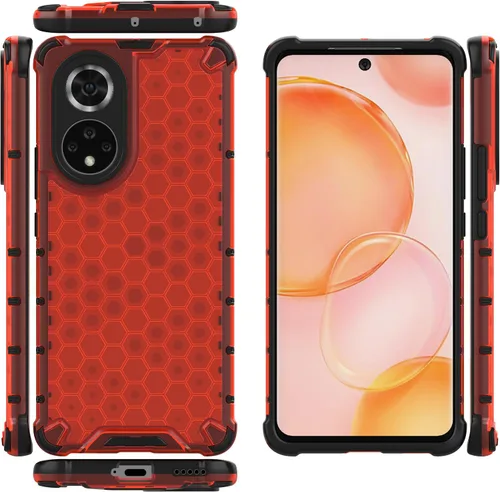 Vista 85 de Pzwoxukhov Funda compatible con Huawei Nova 3i, compatible con Huawei P Smart+ 2018 Honeycomb Anti-Drop Shock-Absorbing Case Negro
