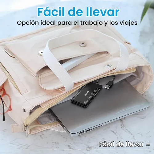 Vista 6 de Lector de Tarjetas SD USB 3.0, Lector Multi Tarjeta 7 en 1 para SD SDXC SDHC Micro SD CF MS MMC Tarjeta de Memoria de Cámara XD, Lector de Tarjetas