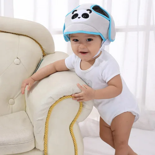 Vista 6 de Casco de seguridad para bebé, casco de gateo, protector de cabeza de bebé, protector de cabeza de bebé, protector de cabeza para niños, sombrero