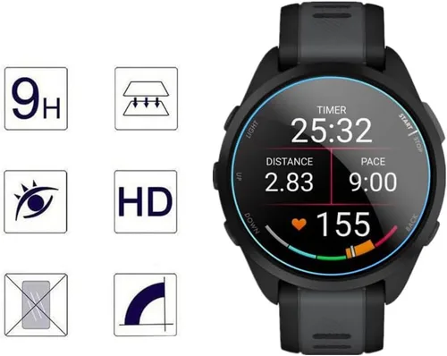 Vista 6 de Protector de pantalla compatible con Garmin Forerunner 165