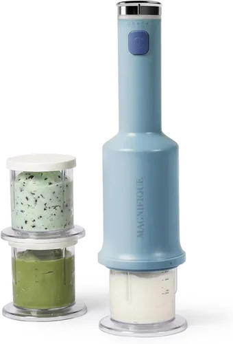 Vista 9 de MAGNIFIQUE Máquina para hacer helados, máquina de postres 5 en 1 Salvia