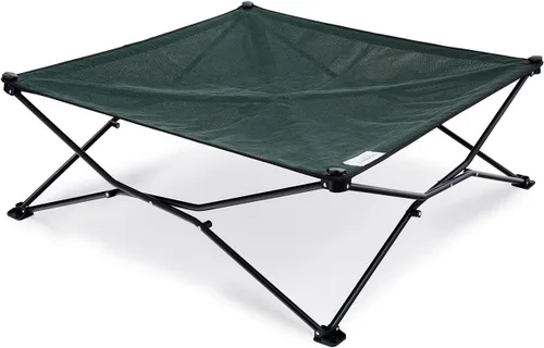 Vista 18 de Coolaroo On-The-Go Cama Elevada para Perros - Cama Plegable Emergente de Viaje para Perros con Tela Transpirable, Resistente a la Humedad, Bolsa
