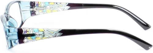 Vista 6 de BSB LL - Paquete de 4 lentes de lectura para mujer, diseño transparente con bisagra de resorte