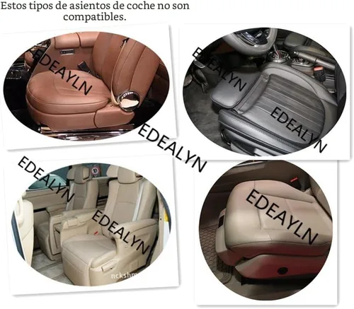 Vista 9 de Funda protectora de lujo para asiento de coche en cuero sintético - Funda para asiento delantero - Funda para base de asiento individual