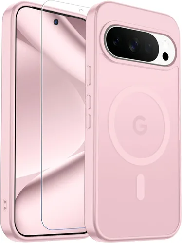 Vista 165 de SUPFINE Funda magnética para Google Pixel 10 Pro XL con protector de pantalla (imanes integrados) (protección contra caídas de grado militar)