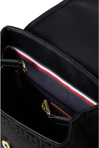Vista 4 de Tommy Hilfiger Keylee Mochila Jacquard, Negro Tonal, Keylee Mochila Jacquard