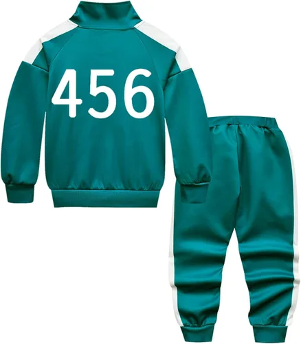 Vista 2 de Sudadera y pantalones con capucha para niños y niñas disfraz de juego 456