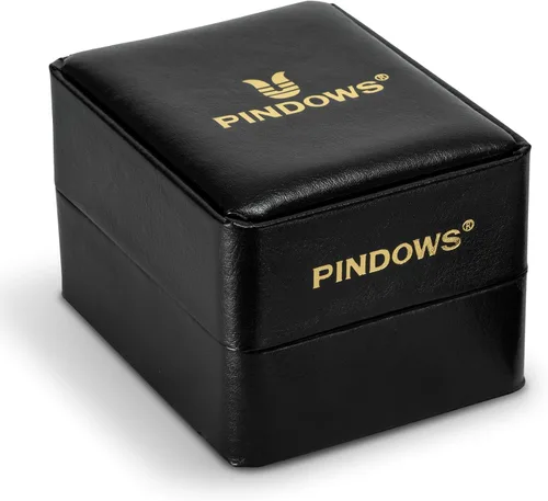 Vista 6 de PINDOWS Reloj para Hombres, Impermeable Esfera Grande Analógico Digital Deportivo Multifuncional Retroiluminación LED Relojes de Pulsera de Moda