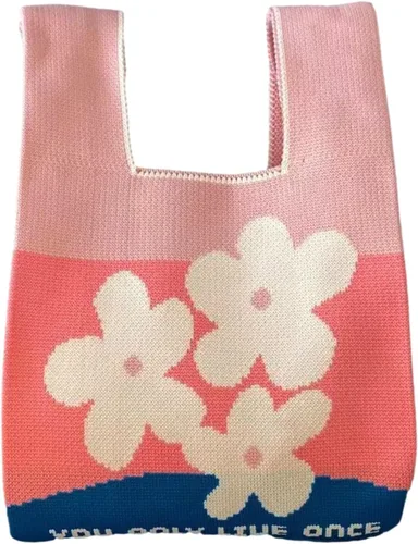 Vista 17 de Bolso pequeño con nudo de muñeca para mujer Tricolor negro.