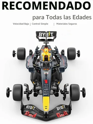Vista 4 de RASTAR Construye tu propio kit RedBull F1 de coche RC con calcomanías