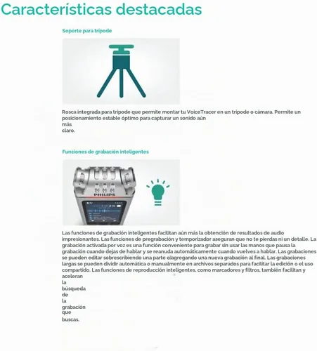 Vista 4 de DVT4110 Voicetracer Digital